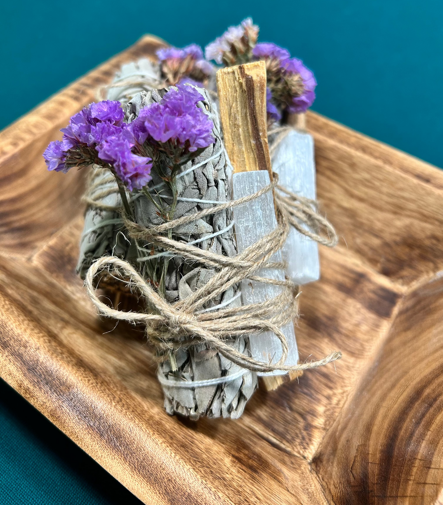 Handmade wrapped Sage Bundles