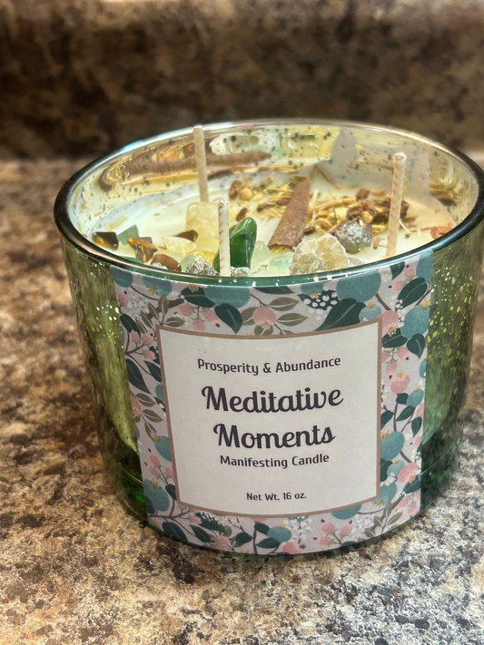 New Prosperity and Abundance Manifesting Candle  16oz.